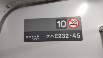 新宿駅から立川駅の乗車記録(乗りつぶし)写真