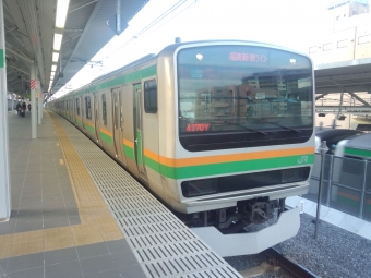 宇都宮駅から浦和駅の乗車記録(乗りつぶし)写真
