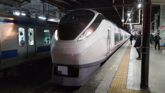 水戸駅から東京駅の乗車記録(乗りつぶし)写真