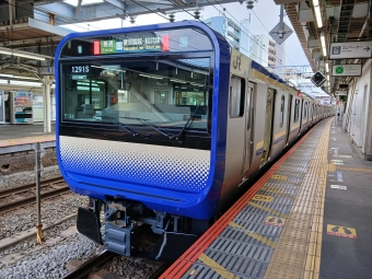 横浜駅から逗子駅の乗車記録(乗りつぶし)写真