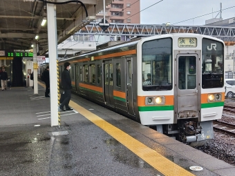 焼津駅から浜松駅の乗車記録(乗りつぶし)写真