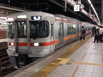 名古屋駅から大府駅の乗車記録(乗りつぶし)写真