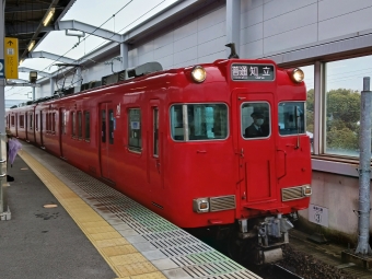 三河八橋駅から知立駅の乗車記録(乗りつぶし)写真