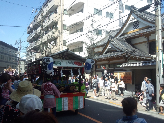 鉄道乗車記録の写真:旅の思い出(3)        「浅草三社祭の様子です。」
