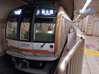地下鉄成増駅から桜田門駅の乗車記録(乗りつぶし)写真