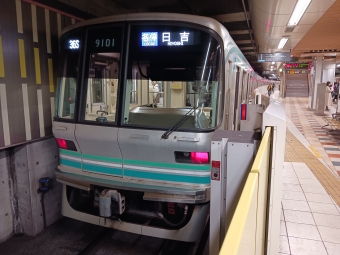 白金台駅から武蔵小山駅の乗車記録(乗りつぶし)写真