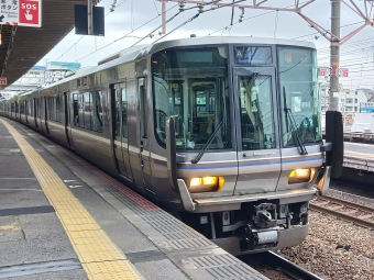 京都駅から西明石駅の乗車記録(乗りつぶし)写真
