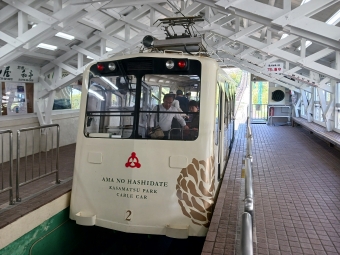 府中駅から傘松駅の乗車記録(乗りつぶし)写真