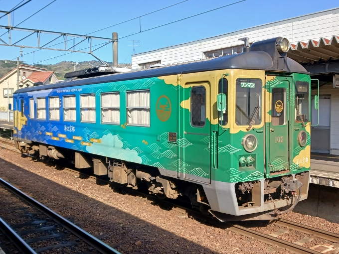鉄道乗車記録の写真:乗車した列車(外観)(1)        「宮津駅で撮りました。」