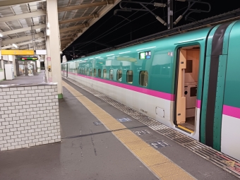 新白河駅から上野駅の乗車記録(乗りつぶし)写真