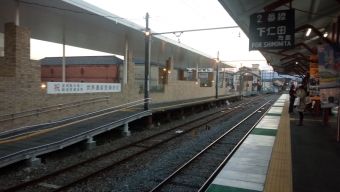 上州富岡駅から高崎駅の乗車記録(乗りつぶし)写真