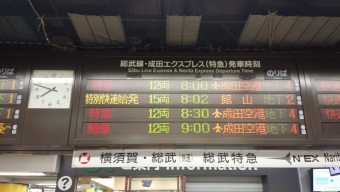 東京駅から木更津駅の乗車記録(乗りつぶし)写真