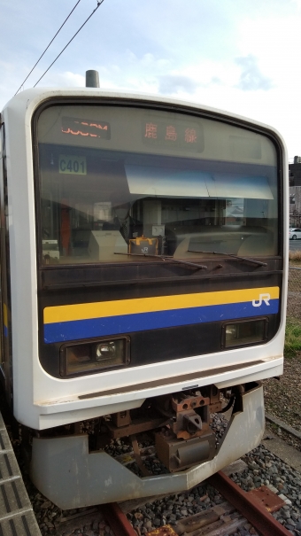 鹿島神宮駅から佐原駅の乗車記録(乗りつぶし)写真