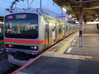 拝島駅から八王子駅の乗車記録(乗りつぶし)写真