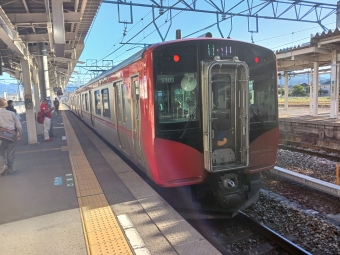 長野駅から篠ノ井駅の乗車記録(乗りつぶし)写真