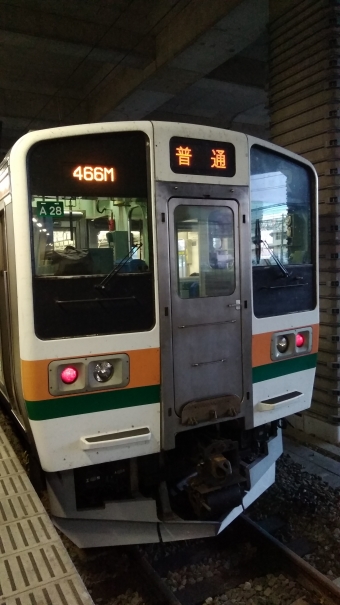 宇都宮駅から足利駅の乗車記録(乗りつぶし)写真
