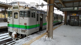 千歳駅から夕張駅の乗車記録(乗りつぶし)写真