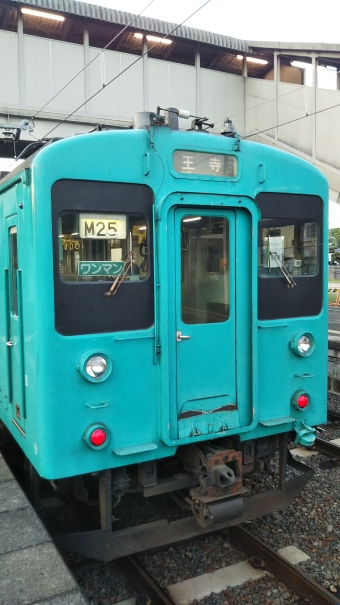 御所駅から高田駅の乗車記録(乗りつぶし)写真