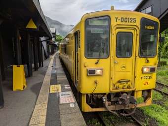 由布院駅から日田駅の乗車記録(乗りつぶし)写真