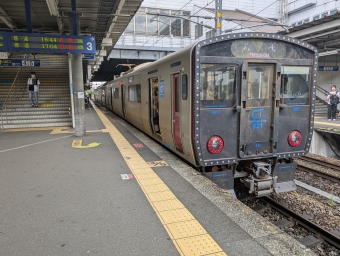 久留米駅から大牟田駅の乗車記録(乗りつぶし)写真