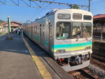 長瀞駅から親鼻駅の乗車記録(乗りつぶし)写真