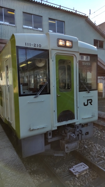 十日町駅から越後川口駅の乗車記録(乗りつぶし)写真