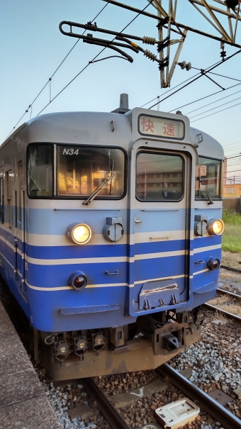 柏崎駅から直江津駅の乗車記録(乗りつぶし)写真