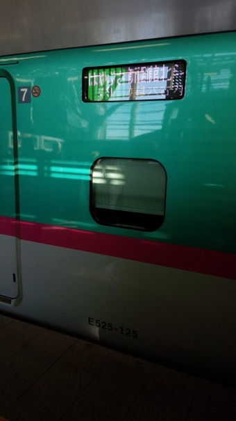 新青森駅から新函館北斗駅の乗車記録(乗りつぶし)写真