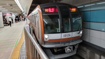渋谷駅から横浜駅の乗車記録(乗りつぶし)写真