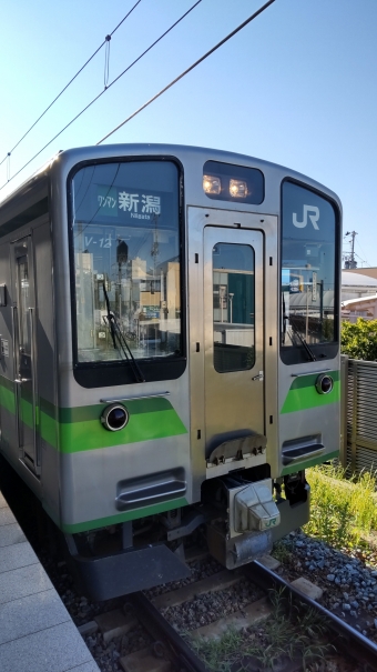白山駅から新潟駅の乗車記録(乗りつぶし)写真