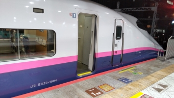 越後湯沢駅から東京駅の乗車記録(乗りつぶし)写真