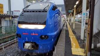 鶴岡駅から羽後本荘駅の乗車記録(乗りつぶし)写真