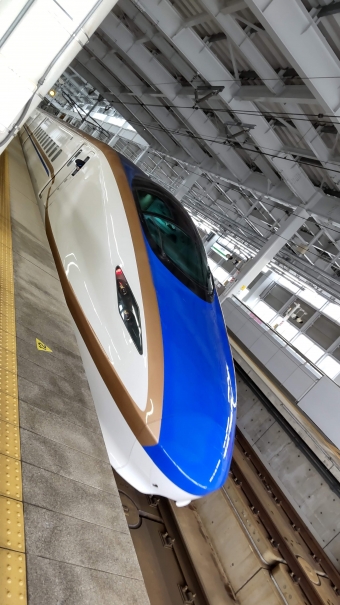 長野駅から上越妙高駅の乗車記録(乗りつぶし)写真