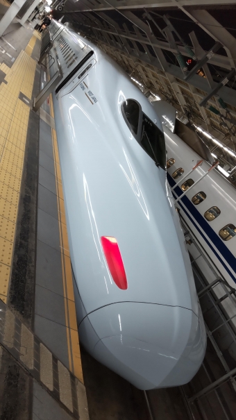 岡山駅から新大阪駅の乗車記録(乗りつぶし)写真