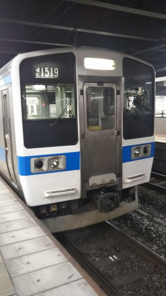 下関駅から小倉駅の乗車記録(乗りつぶし)写真