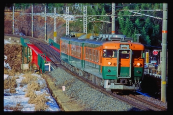 須原駅から洗馬駅の乗車記録(乗りつぶし)写真