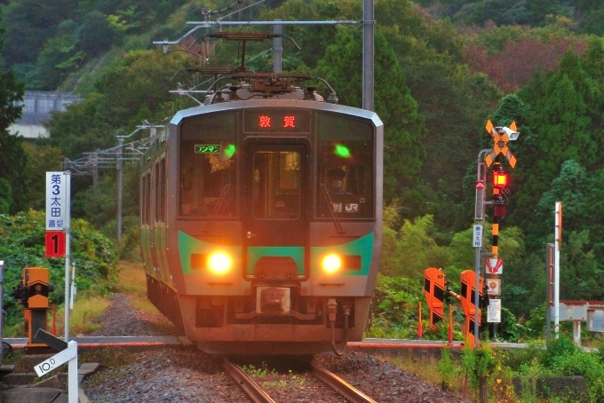 鉄道乗車記録の写真:乗車した列車(外観)(1)        「乗車した列車。クモハ125-7です。」