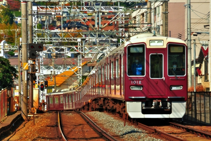 鉄道乗車記録の写真:乗車した列車(外観)(1)        「乗車した列車。1012Fです。」