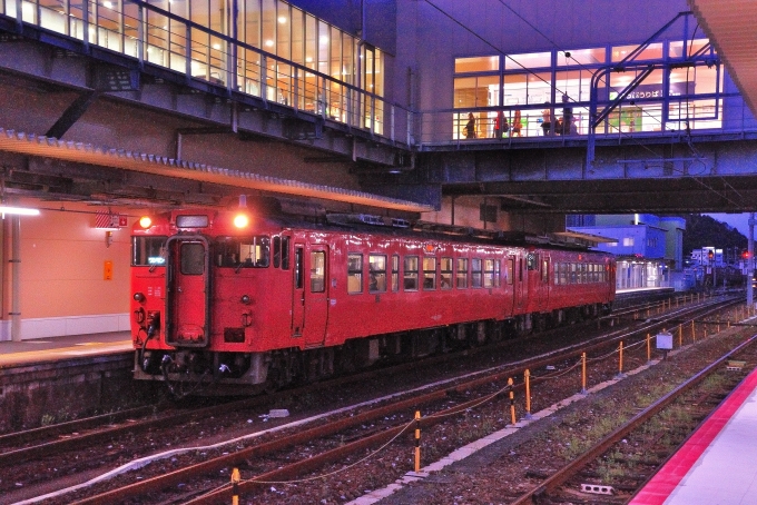 鉄道乗車記録の写真:乗車した列車(外観)(1)        「乗車した列車。キハ40 2122です。」