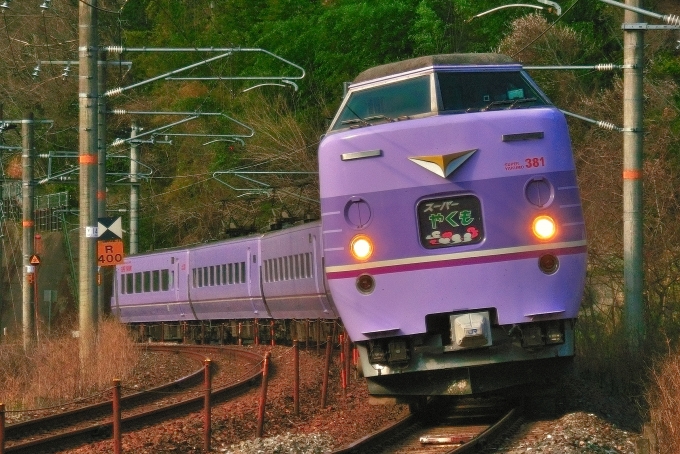鉄道乗車記録の写真:列車・車両の様子(未乗車)(2)        「スーパーやくも復刻塗装。」