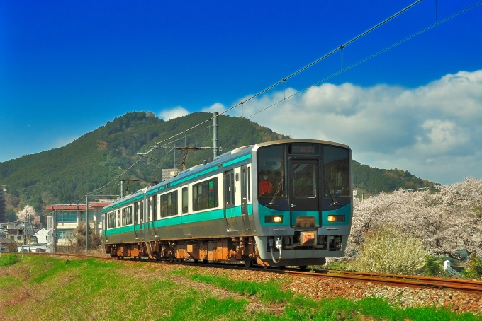 鉄道乗車記録の写真:乗車した列車(外観)(1)        「乗車した列車。クモハ125-8です。」