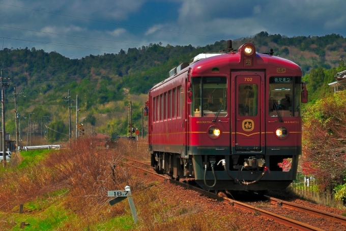 鉄道乗車記録の写真:列車・車両の様子(未乗車)(2)        「丹後あかまつ号。」