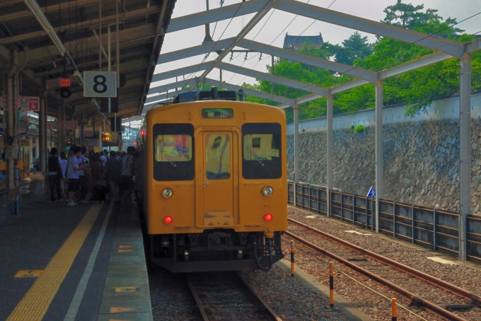 鉄道乗車記録の写真:乗車した列車(外観)(3)        「乗車した列車。クハ104-3です。」