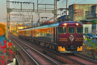 学園前駅から鶴橋駅の乗車記録(乗りつぶし)写真