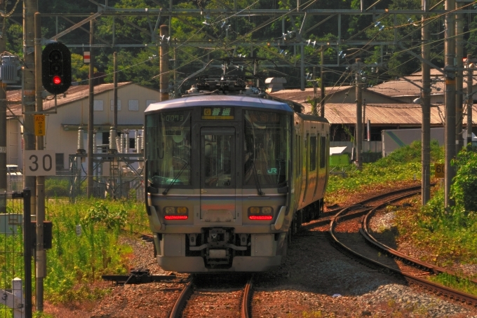 鉄道乗車記録の写真:乗車した列車(外観)(2)        「乗車した列車。クモハ223-5501です。」