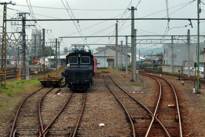鉄道乗車記録の写真:列車・車両の様子(未乗車)(9)        「凸型電機。デキ１です。」