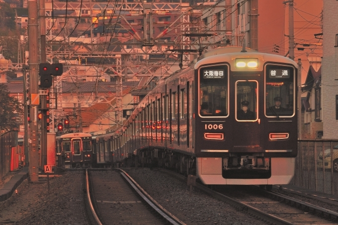 鉄道乗車記録の写真:乗車した列車(外観)(1)        「乗車した列車。1000系1006Fです。1556号車に乗車しました。」