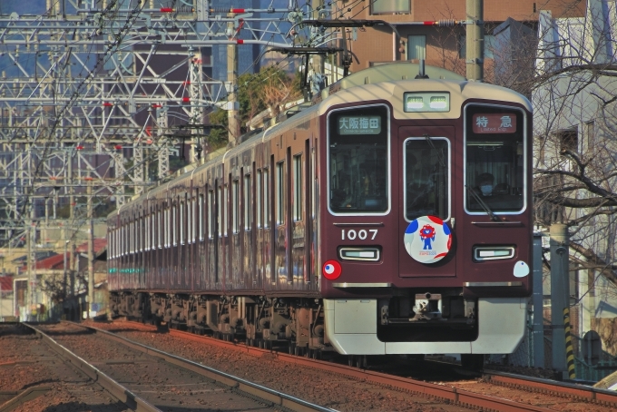 鉄道乗車記録の写真:列車・車両の様子(未乗車)(4)        「2025年大阪・関西万博ラッピング塗装。（ミャクミャク）」