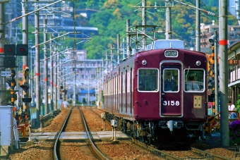 石橋阪大前駅から牧落駅の乗車記録(乗りつぶし)写真