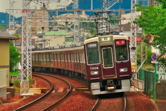 岡本駅から雲雀丘花屋敷駅の乗車記録(乗りつぶし)写真